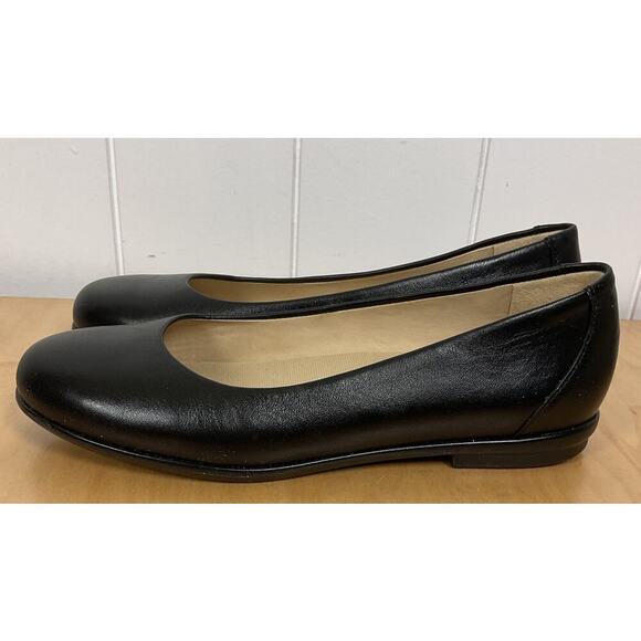 SAS Womens Scenic Ballet Flats Black Leather Comfort Flat Size 7 1/2 N - Picture 5 of 7